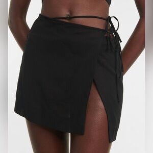 NENSI DOJAKA - Asymmetric wrap miniskirt